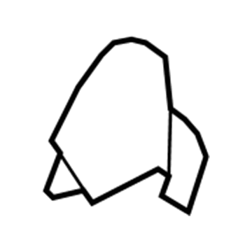 Ford 8A5Z-5462186-CA Inner Finish Panel, Camel, Passenger Side 8A5Z-5462186-CA Ford Inner Finish Panel, Camel, Passenger Side Illustration 1 of 1