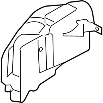 Ford 5R3Z-16102-AB Guard - Front Splash