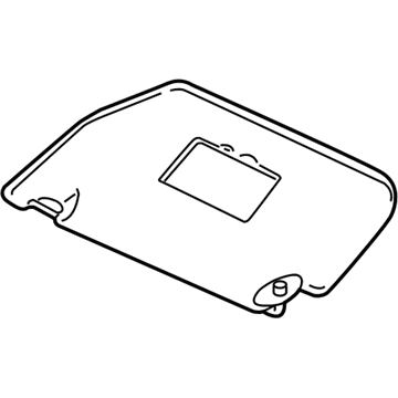 Ford DT1Z-6104105-JA Visor Assembly - Sun
