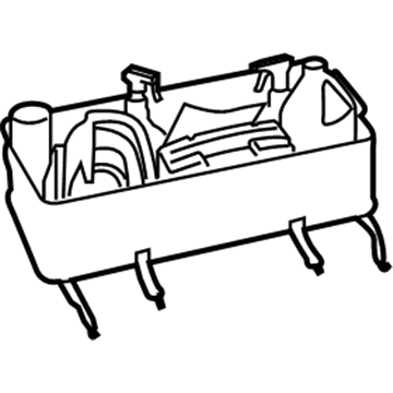 Ford HE5Z-78115A00-A Compartment Assembly - Rear Stowage