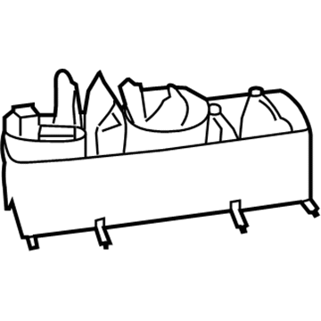 Ford HE5Z-78115A00-A Compartment Assembly - Rear Stowage