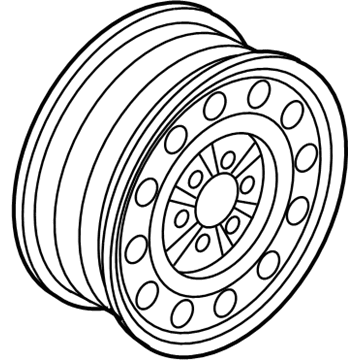 Ford Fusion Spare Wheel - 6E5Z-1015-B