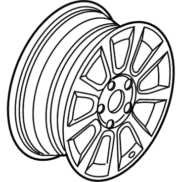 Ford 6N7Z-1007-AA Wheel Assembly