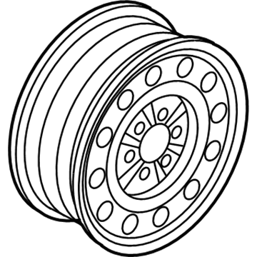 Ford Fusion Spare Wheel - 6E5Z-1015-BA