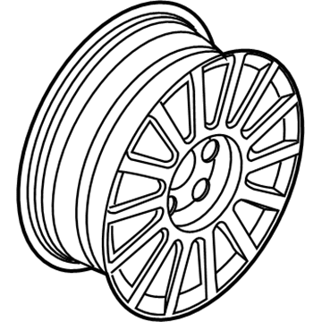 Ford 7N7Z-1007-D Wheel, Alloy 7N7Z-1007-D Ford Wheel, Alloy Illustration 1 of 1