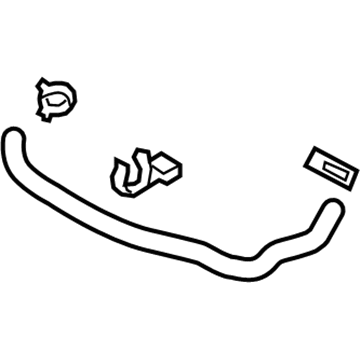 Ford Transit Connect Coolant Reservoir Hose - 4S4Z-8597-A