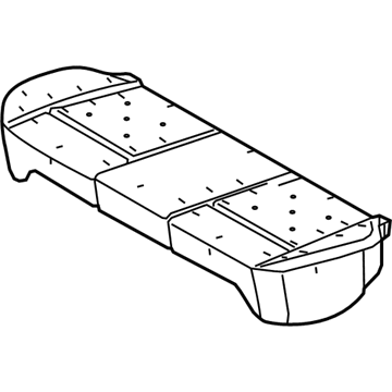 Ford AE8Z-5463840-A Pad - Rear Seat Cushion