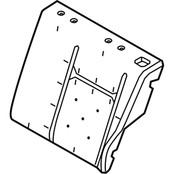 Ford Fiesta Seat Cushion - BE8Z-5466801-A