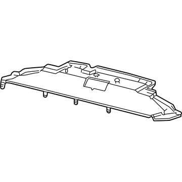 Ford 3C3Z-8326-AA Deflector - Air