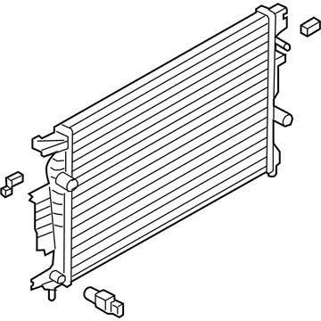 Lincoln DG9Z-8005-E Radiator Assembly