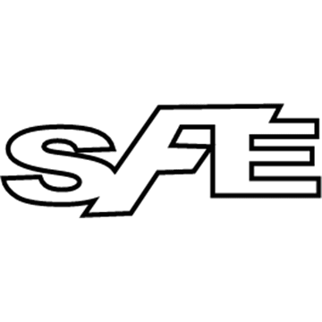 Ford AE8Z-9942528-B Name Plate