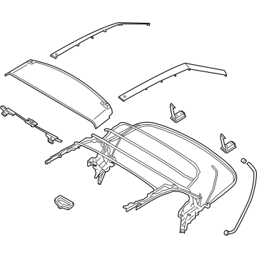 Ford PR3Z-7653000-AA Frame Assembly - Soft Top