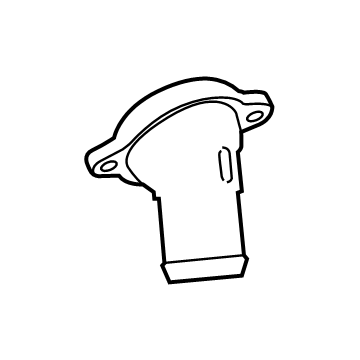 Ford BR3Z-8592-Q Connection Water Outlet