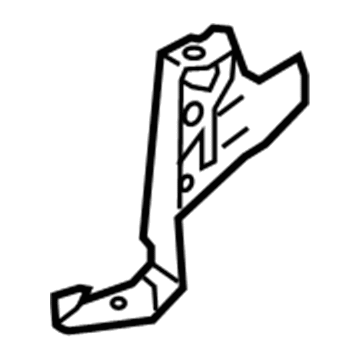 8A6Z-61613B91-A Ford Hinge, Rear Outer Driver Side Illustration 1 of 1