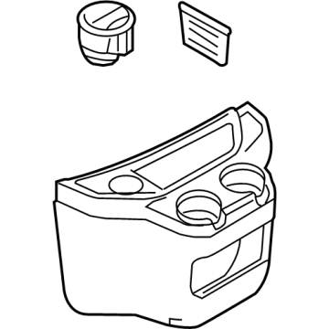 Ford 9C2Z-15115A00-AA Compartment Assembly - Rear Stowage