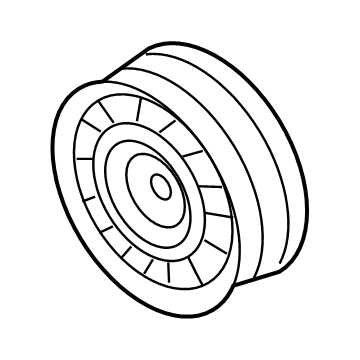 Ford BE8Z-19A216-A Pulley Assembly - Tension