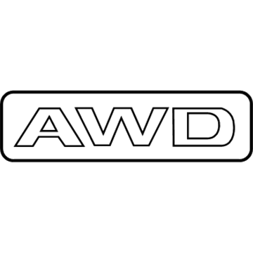 Ford 5F9Z-7442528-D Name Plate