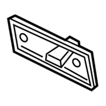 Ford F2TZ-17A385-A Bracket - License Plate