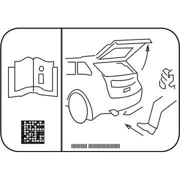 Ford DU5Z-5840245-A Decal