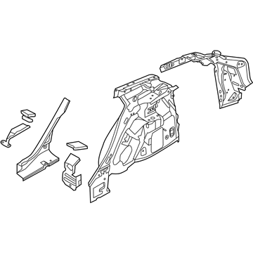Ford CM5Z-5827790-A Panel And Wheelhouse - Quarter Inner