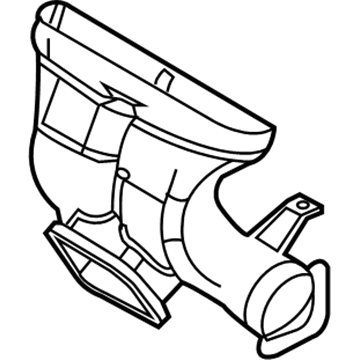 Ford 9G1Z-18C433-A Duct - Heater Outlet