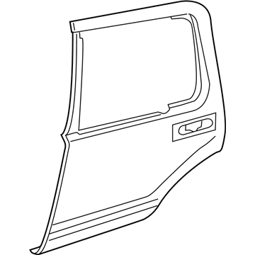 Mercury 1L2Z-7824700-AC Panel Assembly - Door - Outer