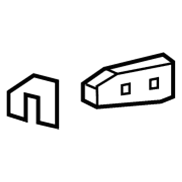 Ford 6L3Z-5D058-AA Rail End, Front Passenger Side 6L3Z-5D058-AA Ford Rail End, Front Passenger Side Illustration 1 of 1