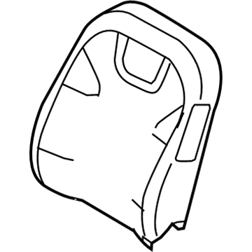 Ford 8S4Z-5464811-A Pad - Seat Back