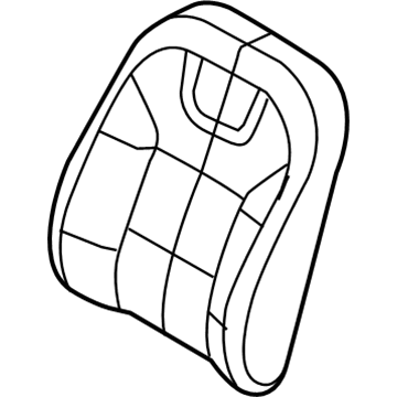 Ford 8S4Z-5464417-AA Cover Assembly - Seat Back