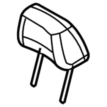 Ford 8S4Z-54611A08-A Head Rest Assembly