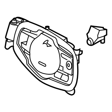 LC5Z-10370-A Ford Charging Port, Driver Side Illustration 1 of 1