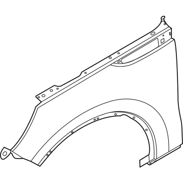 RC5Z-16005-A Ford Fender Assembly - Front Illustration 1 of 1