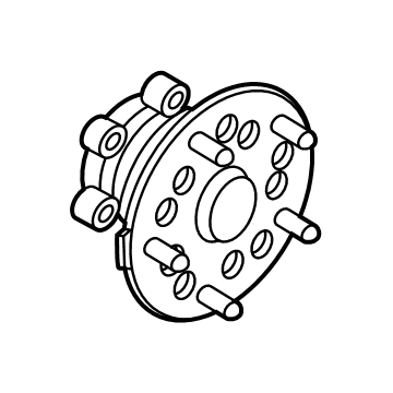 Ford NK4Z-1109-A Hub Assembly - Wheel