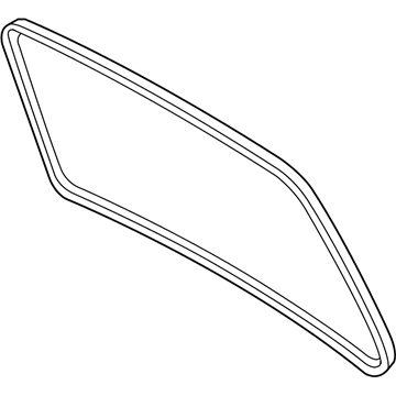 Mercury YL8Z-7842084-AA Weatherstrip - Back Window