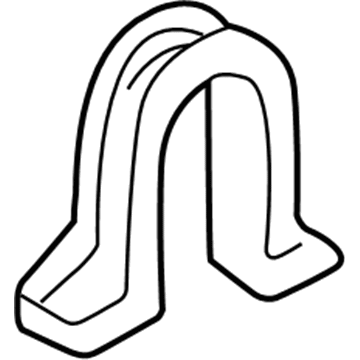 Ford F65Z-5487-FA Clamp - Rubber Bush