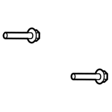 -W707356-S439 Ford Rear Insulator Bolt Illustration 1 of 1