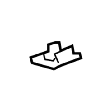 -W714602-S439 Ford Front Insulator Nut Illustration 1 of 1