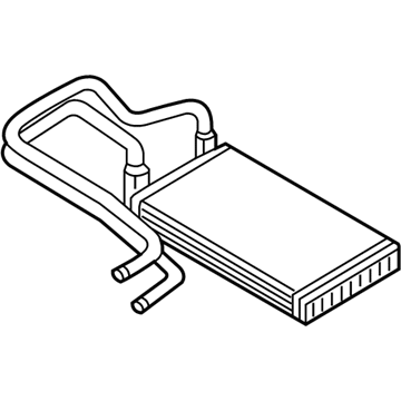 Lincoln AA5Z-18476-B Radiator And Seal Assembly - Heater