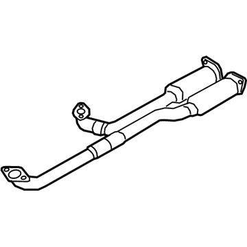GD9Z-5G203-D Ford Exhaust Pipe Illustration 1 of 1