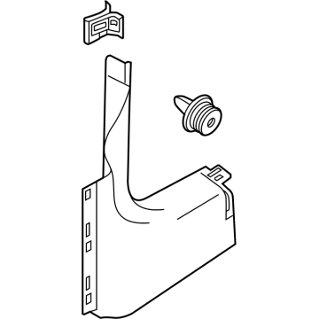PR3Z-6302345-AB Ford Panel - Cowl Side Trim Illustration 1 of 1