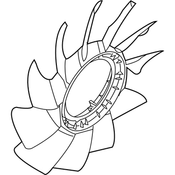 Ford 6L2Z-8600-BA Fan Assembly