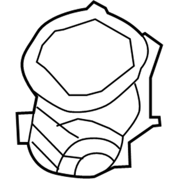 Ford DL3Z-19A618-A Duct - Air