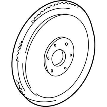 Ford 4W7Z-6375-AA Flywheel Assembly