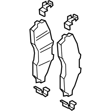 Ford DC3Z-2001-J Kit - Brake Lining