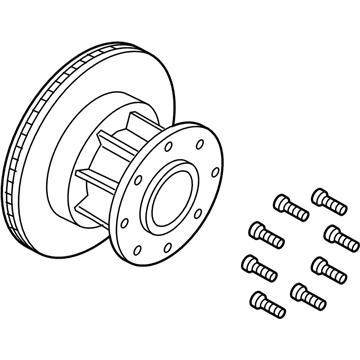 Ford PC3Z-1102-A Hub Assembly - Wheel