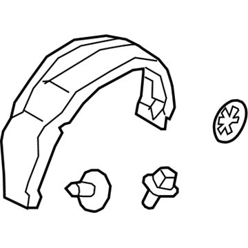 Ford KT1Z-61278B50-A Filler - Quarter Panel