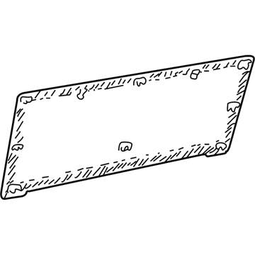 Ford F6DZ-7460938-AB Seat Back Panel, Rear F6DZ-7460938-AB Ford Seat Back Panel, Rear Illustration 1 of 1