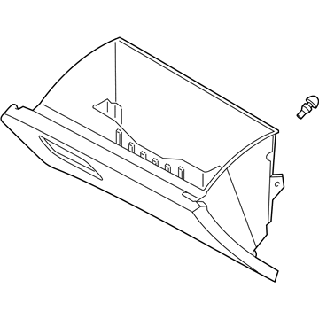 Ford KB3Z-2106010-AB Compartment - Glove Box - Co-Driver