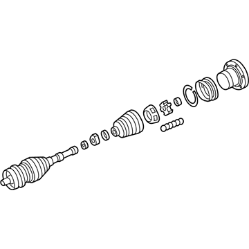 Ford 5L1Z-3B436-AA Joint And Stub Shaft Assembly