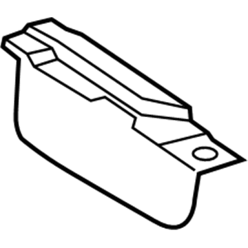 Ford EJ7Z-16B074-A Deflector, Passenger Side EJ7Z-16B074-A Ford Deflector, Passenger Side Illustration 1 of 1